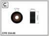 PEUGE 96535229 Tensioner Pulley, v-ribbed belt